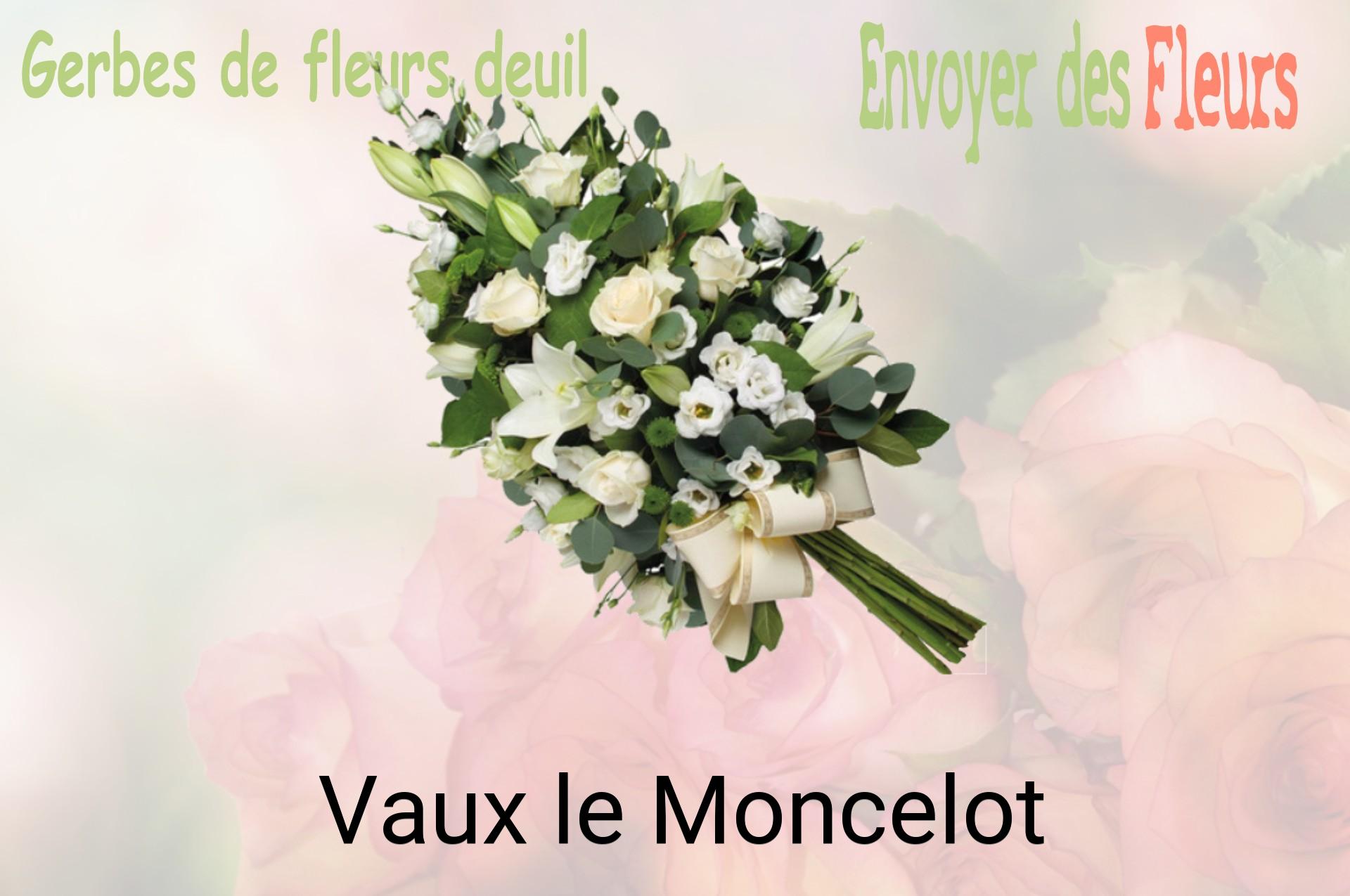 Gerbe de fleurs de deuil livrée à Vaux-le-Moncelot